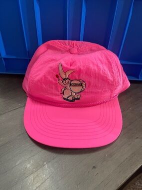 Kids Pink Bunny Baseball Cap